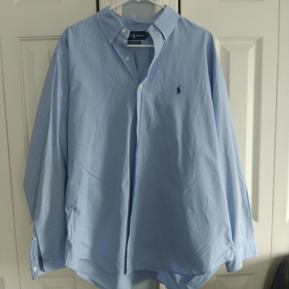 Ralph Lauren Classic Fit Button Down Oxford Shirt 17 34/35 - Picture 1 of 10